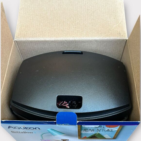 Aqueon BettaBow 1 Quick Clean Aquarium Kit Black (1 gallon) FishTank Betta Bowl - Picture 9 of 9